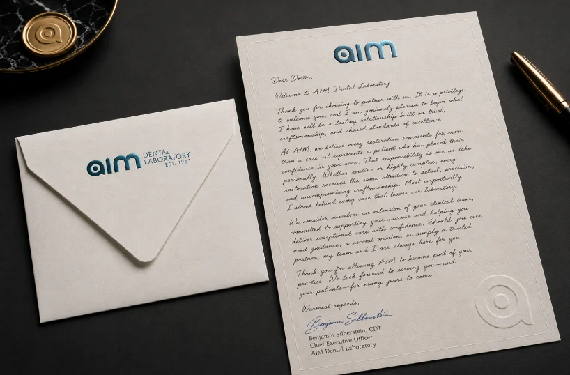 AIM brand & print suite — A consistent brand, from introduction to handoff.