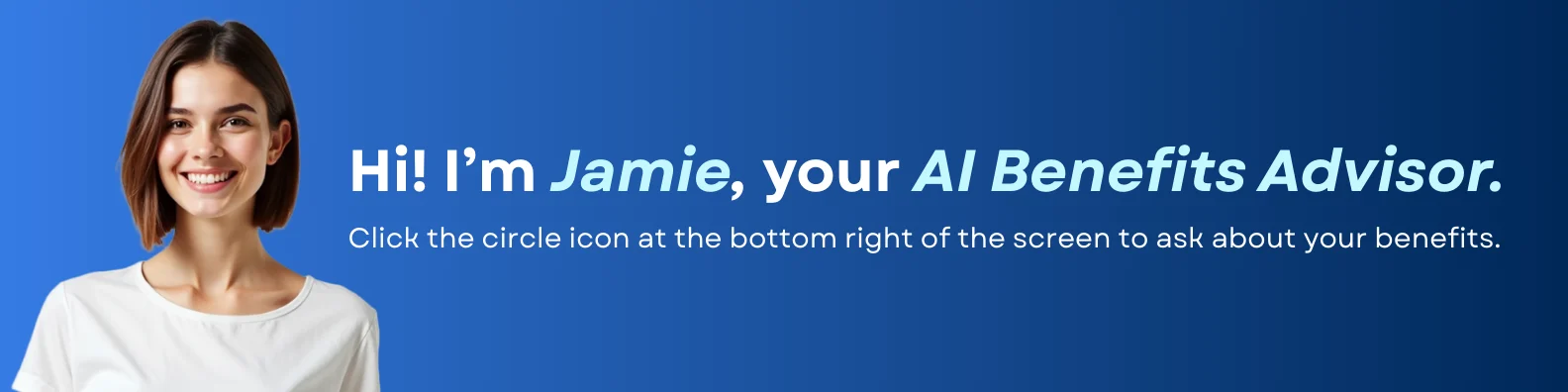 An advisor entry point supporting the benefits-portal experience.