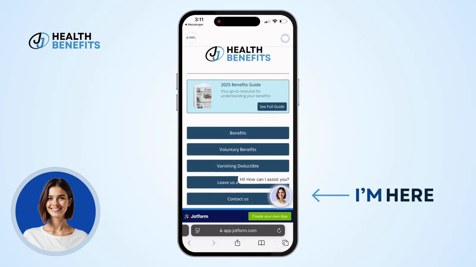 JJ Safety AI assistant — Benefits guidance, closer to the people who need it.